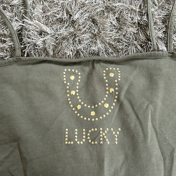 Divided Lucky Horseshoe Tank Top - Picture 2 of 4